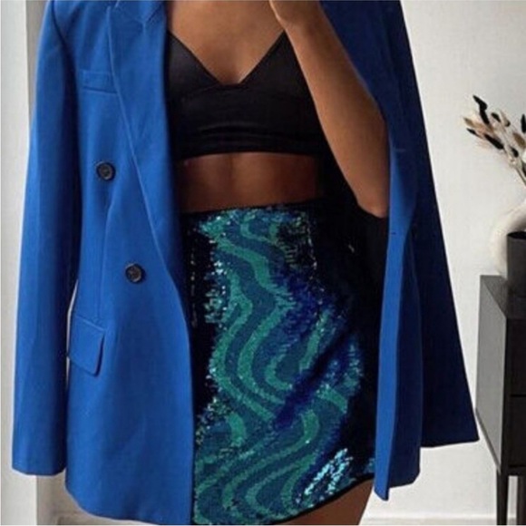 NWT Zara Sequin Mini Skirt, XS - Picture 11 of 11